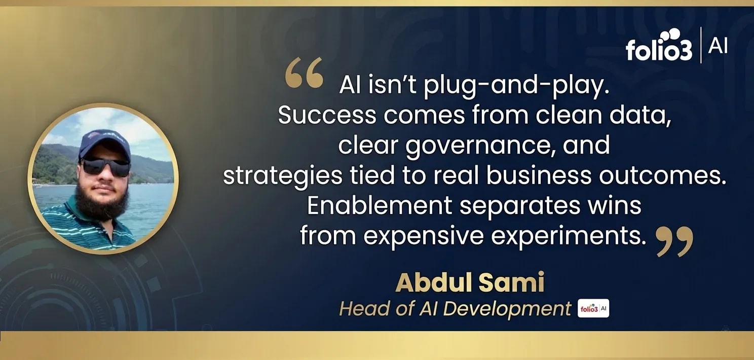 Abdul Sami Quote About AI Enablement