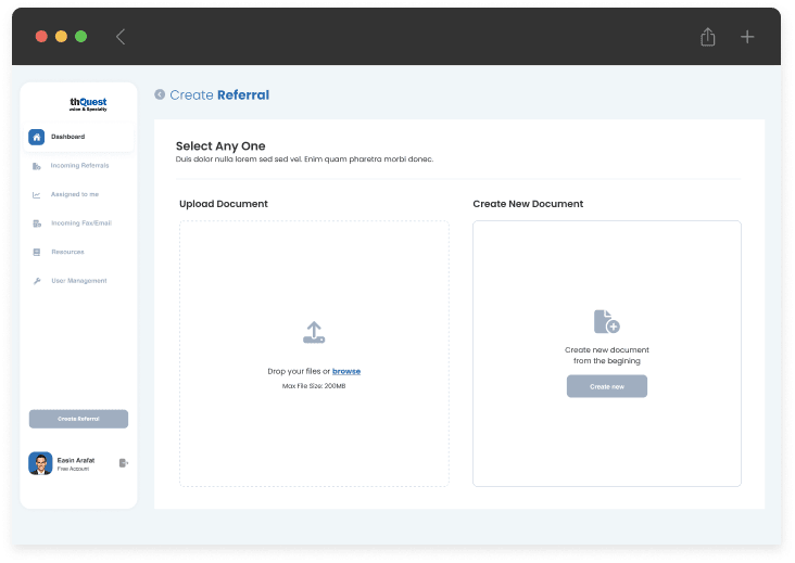 Automated Referral Management Dashboard