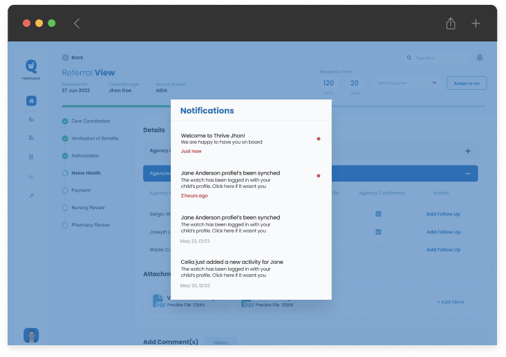 Automated Referral Management Dashboard